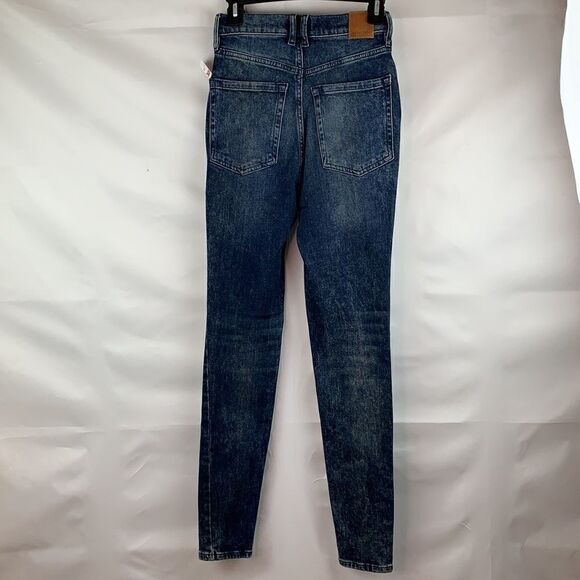 We the free skinny blue Jean button fly high waist - Picture 10 of 13